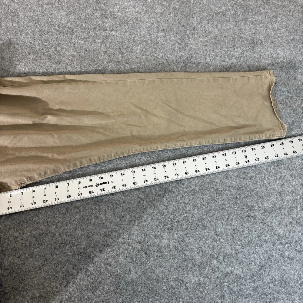 Lee Pants Extreme Motion Khaki Mens 40x30 (Fits 40x28) Straight Fit Stretch Tan - Picture 12 of 14